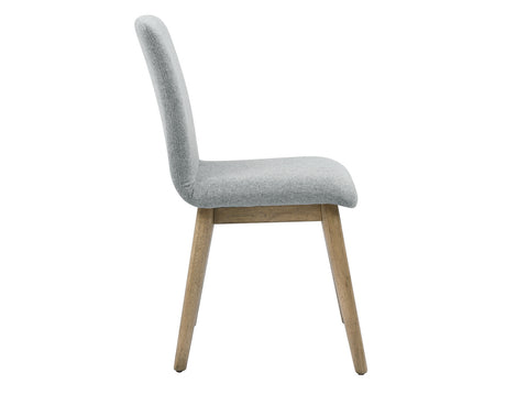 Vida Upholstered Side Chair, Gray from Steve Silver - Luna Furniture
