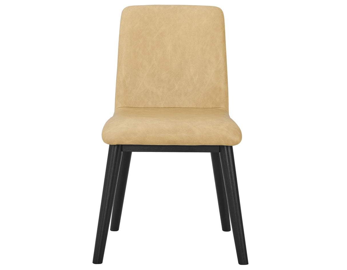 Vida Vegan Leather Side Chair, Sand from Steve Silver - Luna Furniture