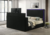 Villa Black King Platform Bed from Happy Homes - Luna Furniture