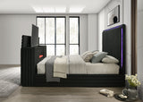 Villa Black King Platform Bed from Happy Homes - Luna Furniture