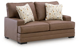 VillaCourt Caramel Loveseat from Ashley - Luna Furniture