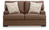 VillaCourt Caramel Loveseat from Ashley - Luna Furniture