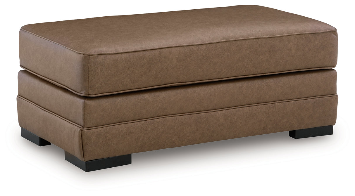 VillaCourt Caramel Ottoman from Ashley - Luna Furniture