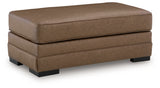 VillaCourt Caramel Ottoman from Ashley - Luna Furniture