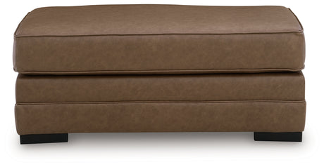 VillaCourt Caramel Ottoman from Ashley - Luna Furniture