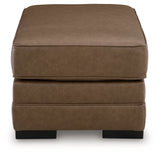 VillaCourt Caramel Ottoman from Ashley - Luna Furniture