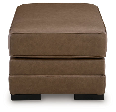 VillaCourt Caramel Ottoman from Ashley - Luna Furniture