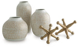 Vinburn White/Gold Finish Accessory Set (Set of 5) from Ashley - Luna Furniture