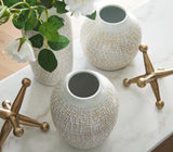 Vinburn White/Gold Finish Accessory Set (Set of 5) from Ashley - Luna Furniture
