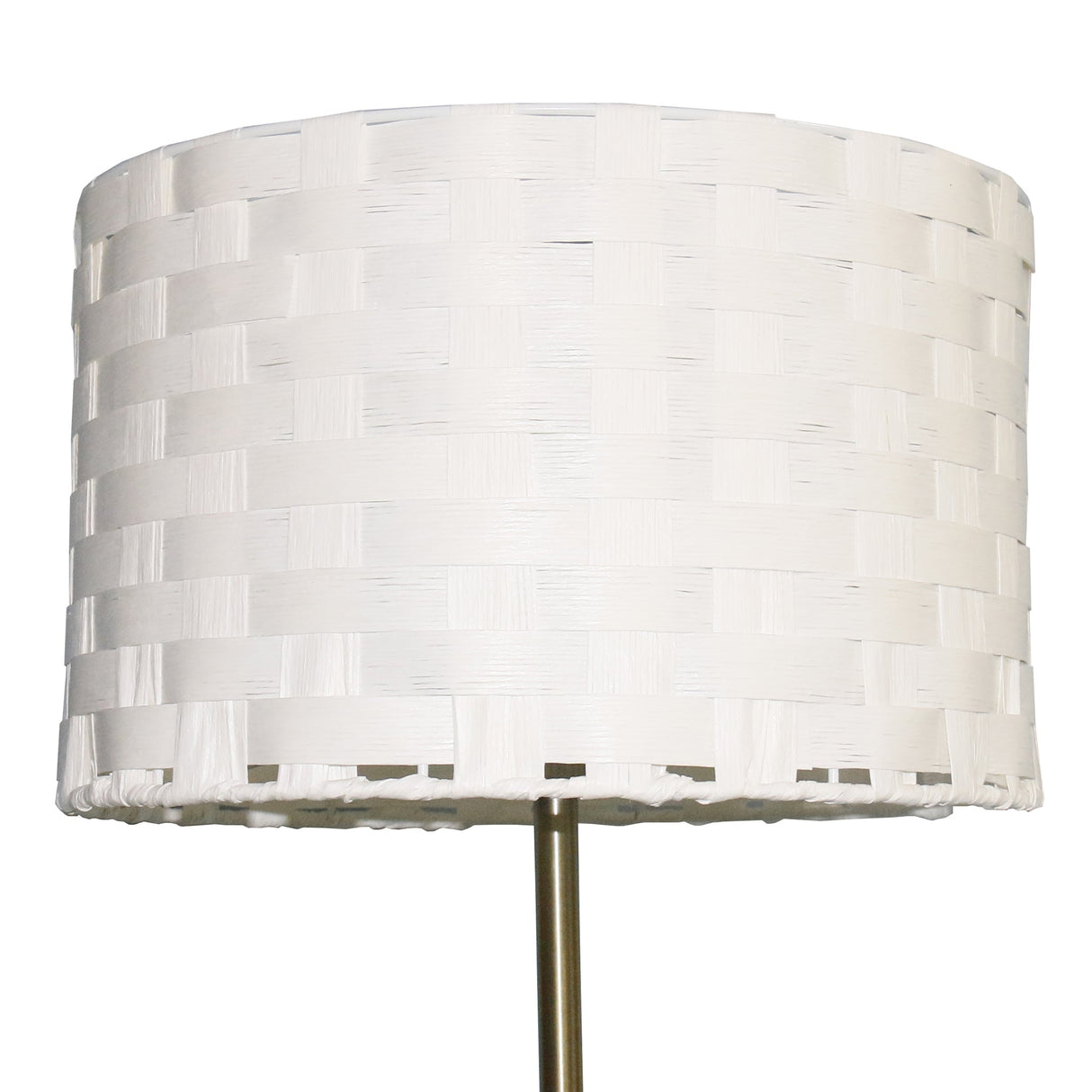 Viora Marble Base Floor Lamp - Dark Brown and White from Ashcroft Furniture - Luna Furniture