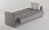 Vision Diego Gray 3-Seat Sleeper Sofa from Bellona - Luna Furniture