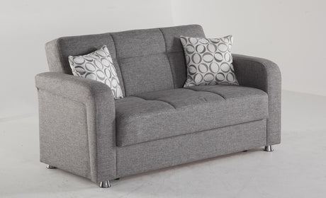 Vision Diego Gray Loveseat from Bellona - Luna Furniture