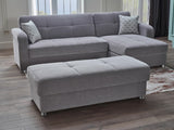 Vision Sectional Chaise Part (Koopsi Gray) from Bellona - Luna Furniture
