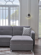 Vision Sectional Chaise Part (Koopsi Gray) from Bellona - Luna Furniture