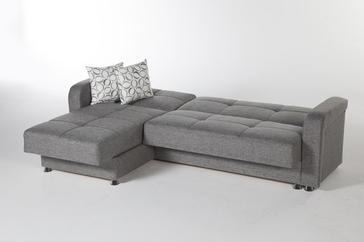 Vision Sectional Loveseat Part(Diego Gray) 1 Piece from Bellona - Luna Furniture