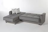 Vision Sectional Loveseat Part(Diego Gray) 1 Piece from Bellona - Luna Furniture