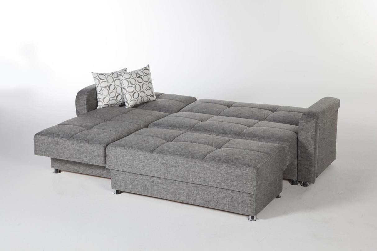 Vision Sectional Loveseat Part(Diego Gray) 1 Piece from Bellona - Luna Furniture