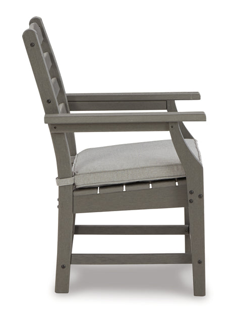 Visola Outdoor Dining Table and 6 Chairs in Gray from Ashley - Luna Furniture