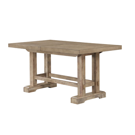 Napa 108-Inch Counter Table with/2 18-inch Leaves, Sand from Steve Silver - Luna Furniture