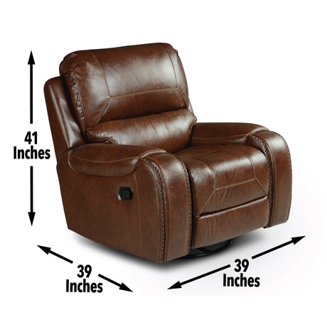 Keily Brown 3-Piece Manual Reclining Living Room Set from Steve Silver - Luna Furniture