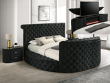Voltare Black Nightstand from Crown Mark - Luna Furniture