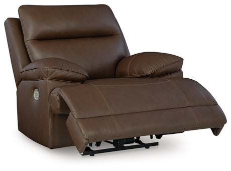 VonRyan Tobacco Power Recliner from Ashley - Luna Furniture