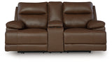 VonRyan Tobacco Power Reclining Loveseat from Ashley - Luna Furniture