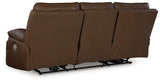 VonRyan Tobacco Power Reclining Sofa from Ashley - Luna Furniture