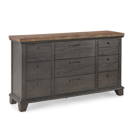 Bear Creek Brown 4-Piece Queen Set (Q Bed/NS/Dresser/Mir) from Steve Silver - Luna Furniture