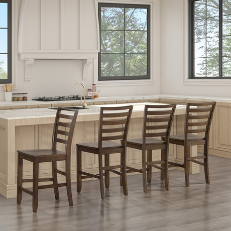 Java Mocha 24" Counter Height Chair, Set of 2 from Steve Silver - Luna Furniture