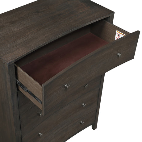 Verona Espresso Crescent-Shaped Chest from Steve Silver - Luna Furniture