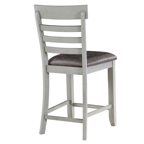 Hyland Gray 24″ Counter Stool, Set of 2 from Steve Silver - Luna Furniture