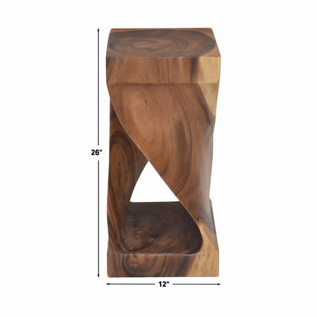 Solana Solid Wood Accent Table, Natural Finish from Steve Silver - Luna Furniture