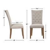 Riverdale Brown 9-Piece Dining Set from Steve Silver - Luna Furniture