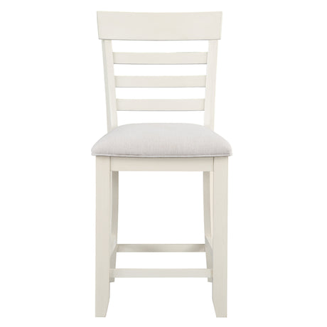 Hyland Cream 24″ Counter Stool, Brown, Set of 2 from Steve Silver - Luna Furniture