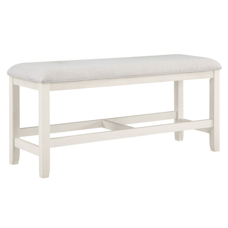 Hyland Vanilla Counter Height Dining Bench from Steve Silver - Luna Furniture