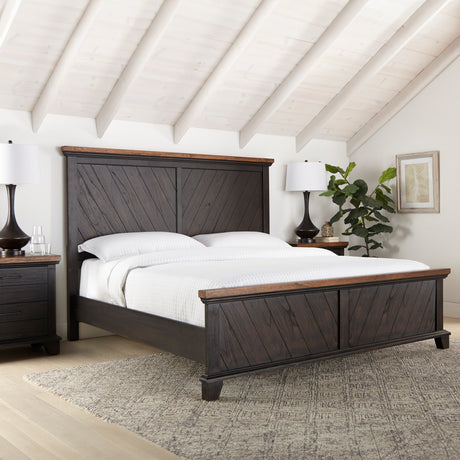 Bear Creek King Bed, Brown from Steve Silver - Luna Furniture