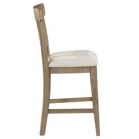 Napa Weathered Sand/Cream 24″ Counter Stool, Set of 2 from Steve Silver - Luna Furniture