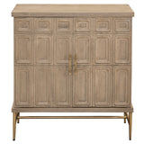 Arun Driftwood Solid Wood 2-Door Accent Cabinet from Steve Silver - Luna Furniture