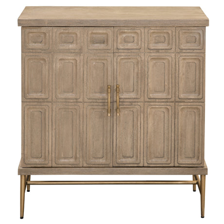 Arun Driftwood Solid Wood 2-Door Accent Cabinet from Steve Silver - Luna Furniture