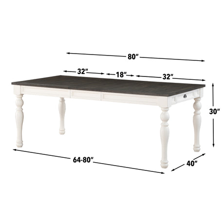 Joanna 6 Piece Bench Dining Set(Table, Bench with Back & 4 Side Chairs) from Steve Silver - Luna Furniture