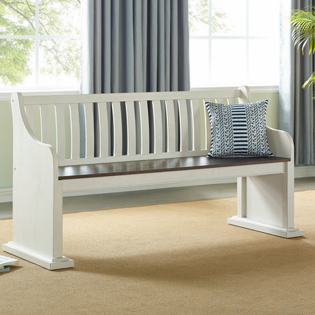 Joanna Bench with Back from Steve Silver - Luna Furniture
