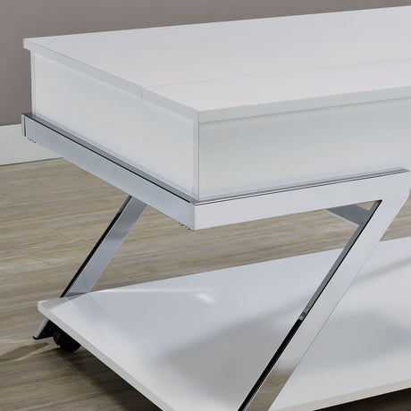 Zena Lift-Top Cocktail Table with Casters from Steve Silver - Luna Furniture