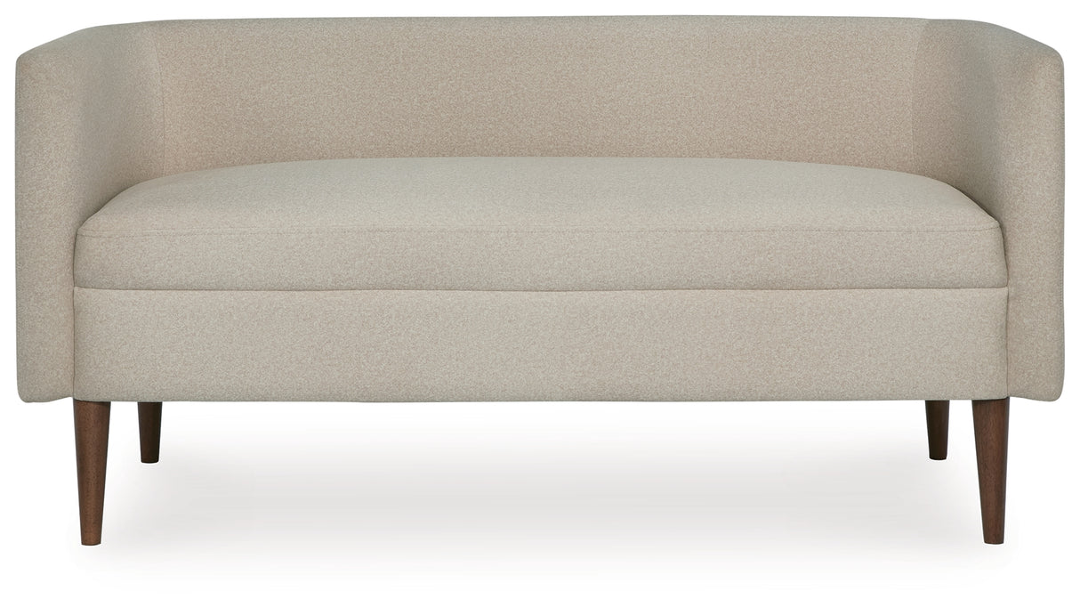 Wainner Beige Accent Bench from Ashley - Luna Furniture