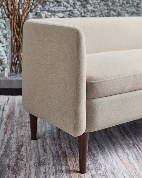 Wainner Beige Accent Bench from Ashley - Luna Furniture