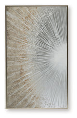 Waldard Gray/Taupe/White Wall Art from Ashley - Luna Furniture