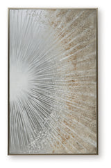 Waldard Gray/Taupe/White Wall Art from Ashley - Luna Furniture