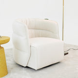 Walden Cream Velvet Swivel Chair from Ashcroft Furniture - Luna Furniture