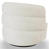 Walden Cream Velvet Swivel Chair from Midinmod - Luna Furniture
