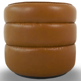 Walden Tan Vegan Leather Swivel Chair from Midinmod - Luna Furniture